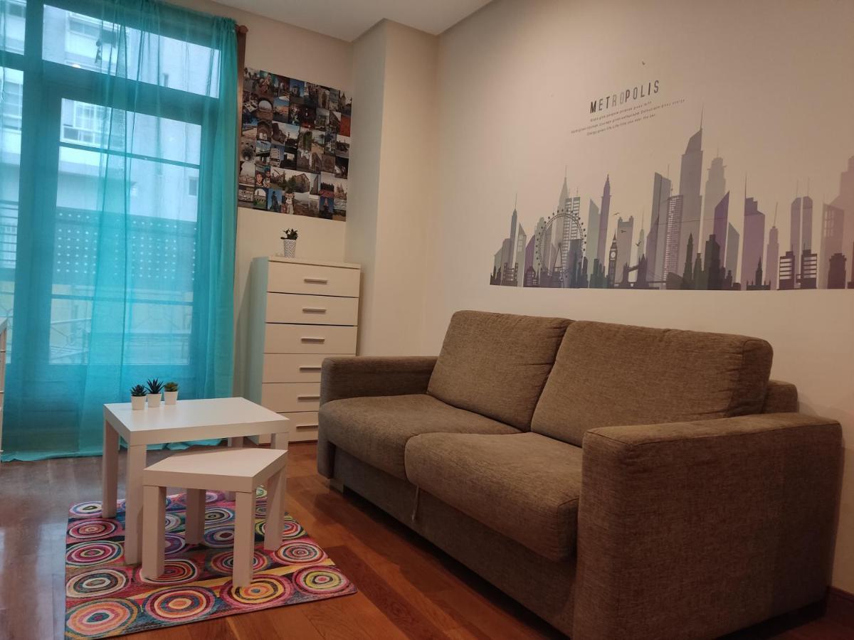 Апартаменты Pleno Centro, Terraza, Principe, 5 Min Casco Vello Y Estacion Ave Виго Экстерьер фото
